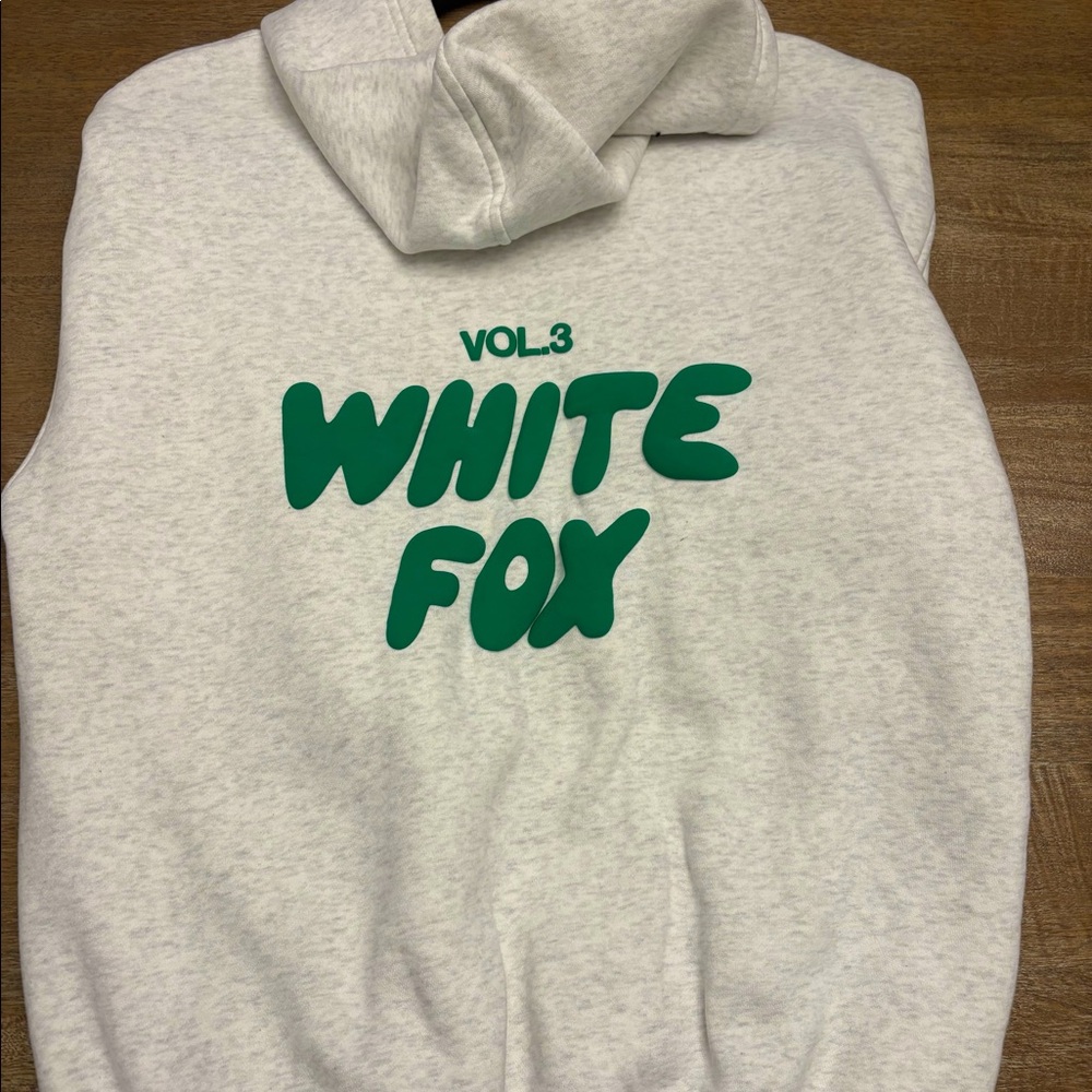 White Fox Offstage Hoodie Glacier Grey- XS/S